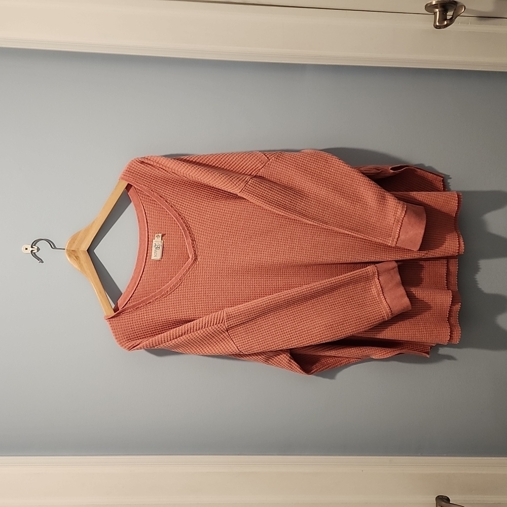 Terra&Sky 4x waffle nit long sleeve shirt